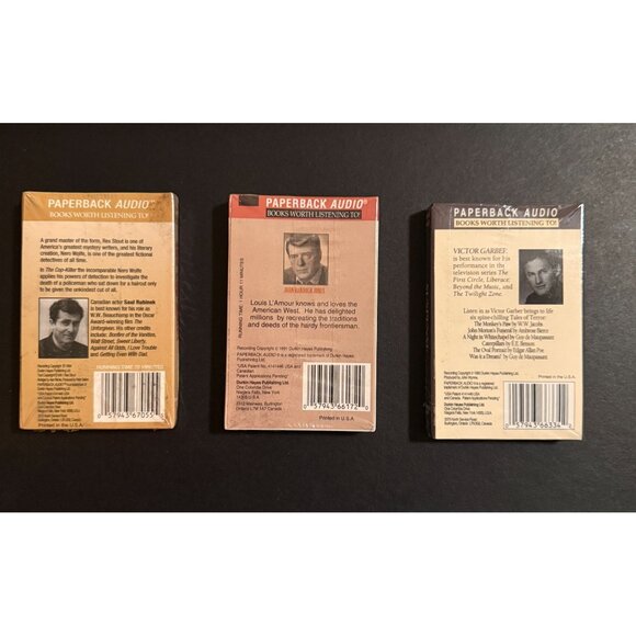 Paperback Set Audio Books The Cop-Killer Keep Travelin Ride The Monkeys Paw  #3 - Picture 2 of 2